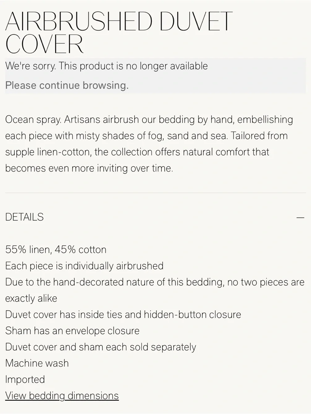 RH Teen Duvet Cover- TWIN